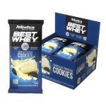 Best Whey Chocolate Proteico - 12 unidades de 25g Cookies - Atlhetica Nutrition*** Data Venc. 29/07/2022