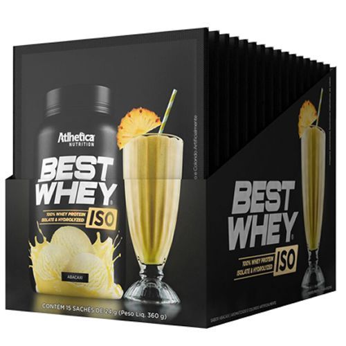 Best Whey Iso - 15 Sach�s 24g Abacaxi - Atlhetica Nutrition