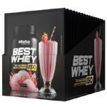 Best Whey Iso - 15 Sach�s 24g Morango - Atlhetica Nutrition
