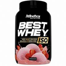 Best Whey Iso - 900g Morango - Atlhetica  Nutrition*** Data Venc. 07/08/2020