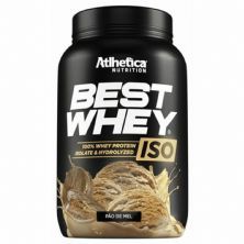 Best Whey Iso - 900g P�o de Mel - Atlhetica  Nutrition*** Data Venc. 09/04/2020