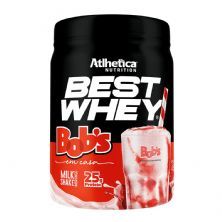 Best Whey - Milkshake de Morango Bobs 450g - Atlhetica Nutrition