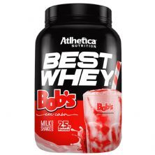 Best Whey - Milkshake de Morango Bobs 900g - Atlhetica Nutrition