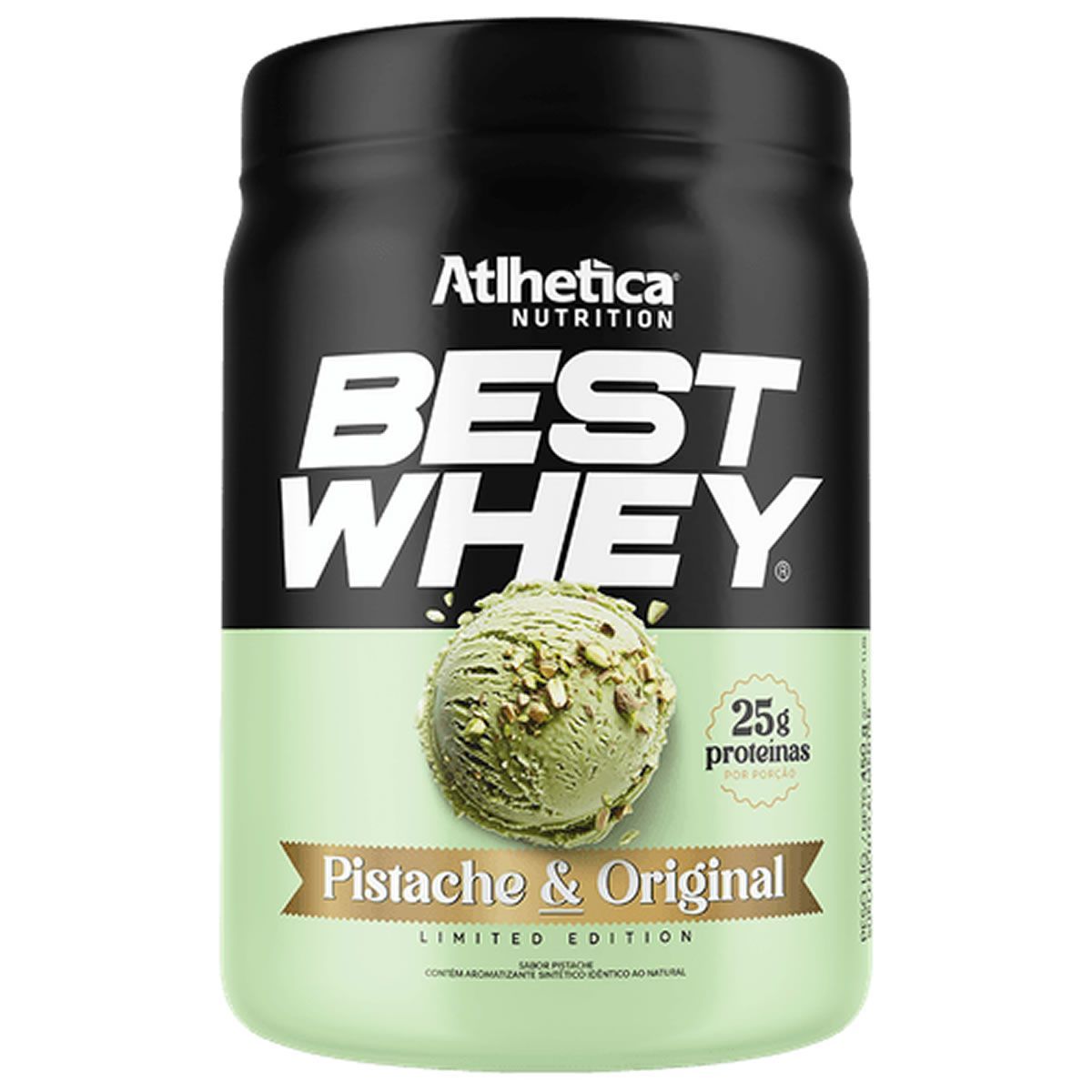 Best Whey - Pote 450g Pistache - Atlhetica Nutrition