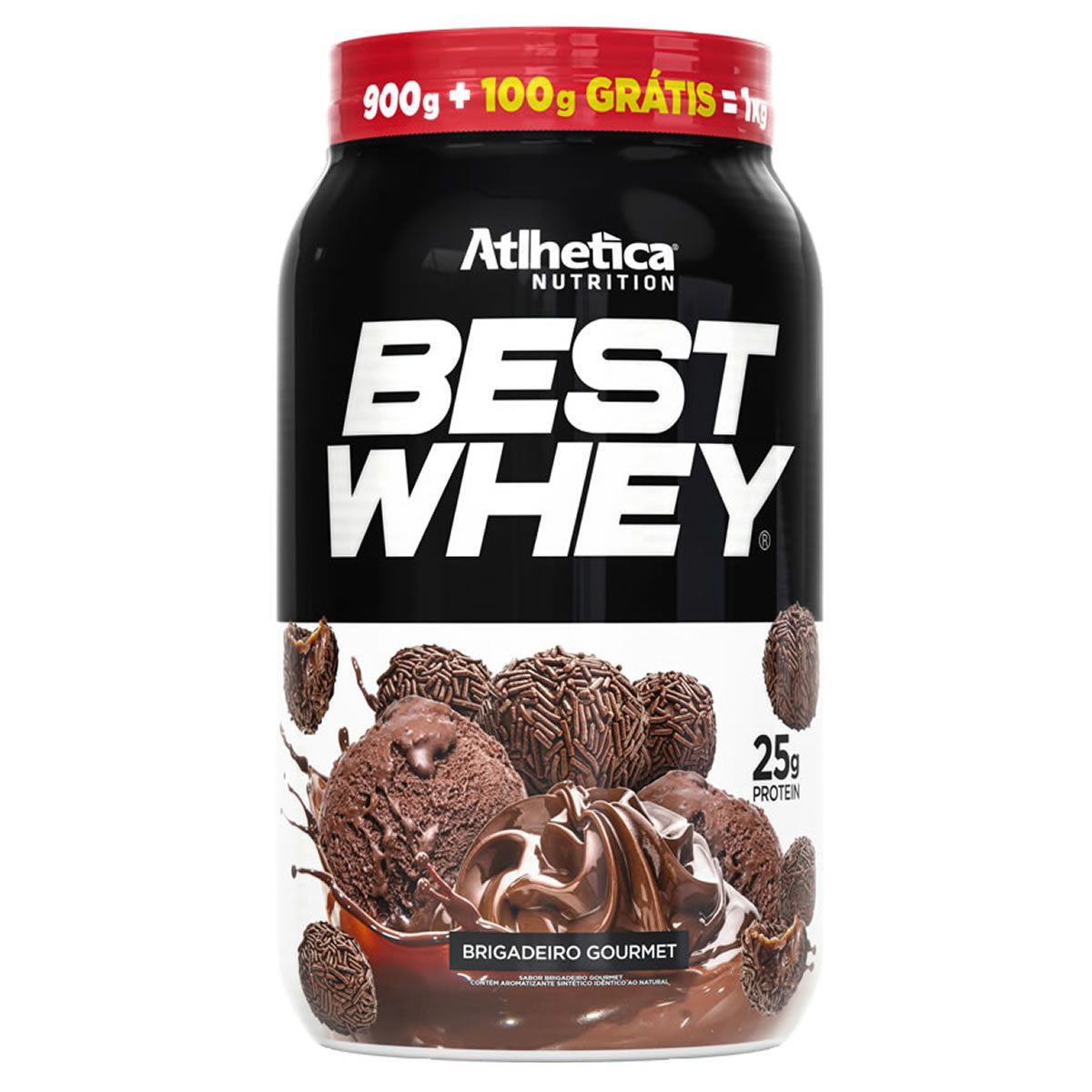 Best Whey Promocional - 900g + 100g Gr�tis  Brigadeiro Gourmet - Atlhetica Nutrition