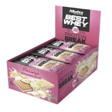 Best Whey Protein Break - 12 unidades 25g Morango - Atlhetica Nutrition