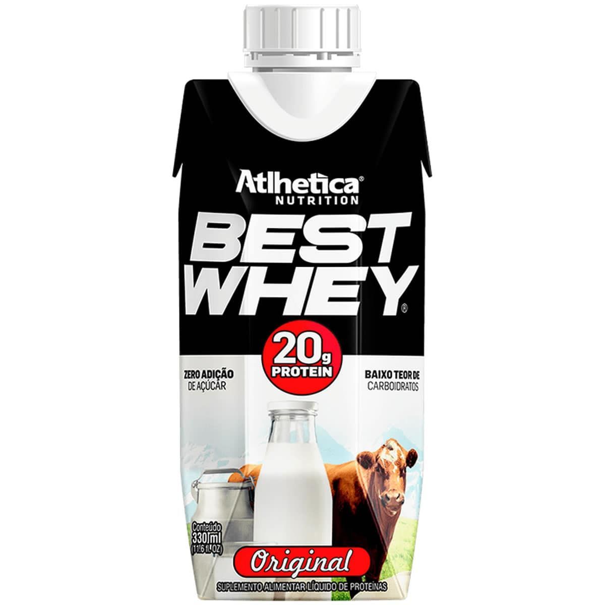 Best Whey Rtd - 330ml Original - Atlhetica Nutrition*** Data Venc. 9/8/23