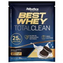 Best Whey Total Clean - 1 Sach� 35g Cookies & Cream - Atlhetica Nutrition
