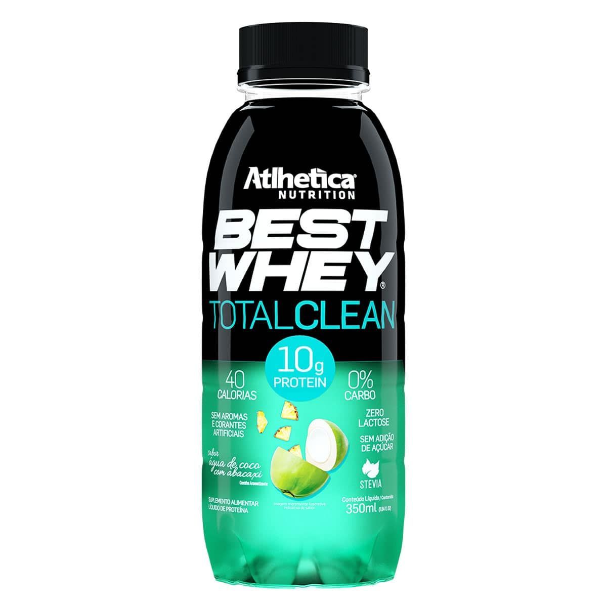 Best Whey Total Clean - 350ml �gua de Coco Com Abacaxi - Atlhetica Nutrition