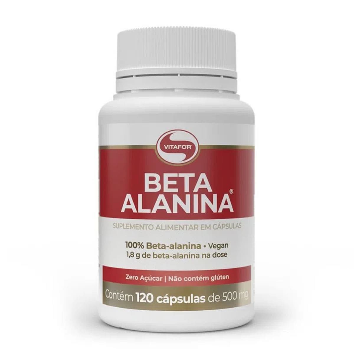 Beta Alanina - 120 C�psulas - Vitafor*** Data Venc. 30/03/2025