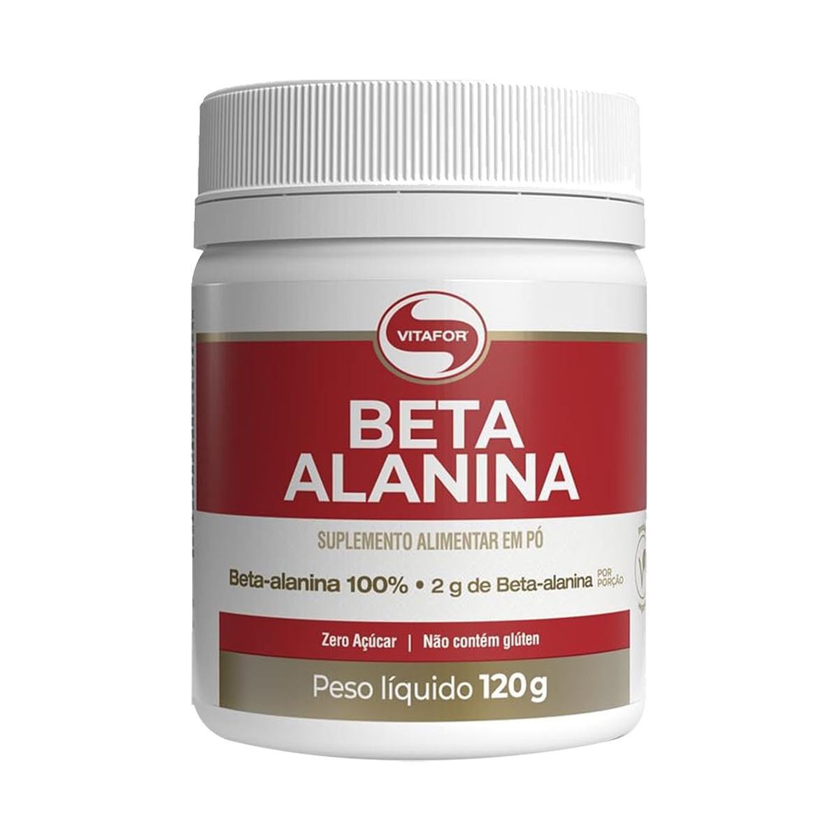Beta Alanina - 120g Sem Sabor - Vitafor