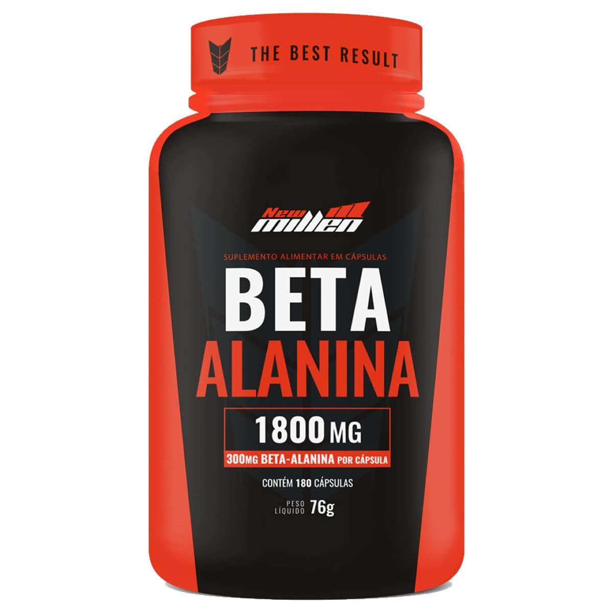 Beta Alanina 1800mg - 180 C�psulas - New Millen
