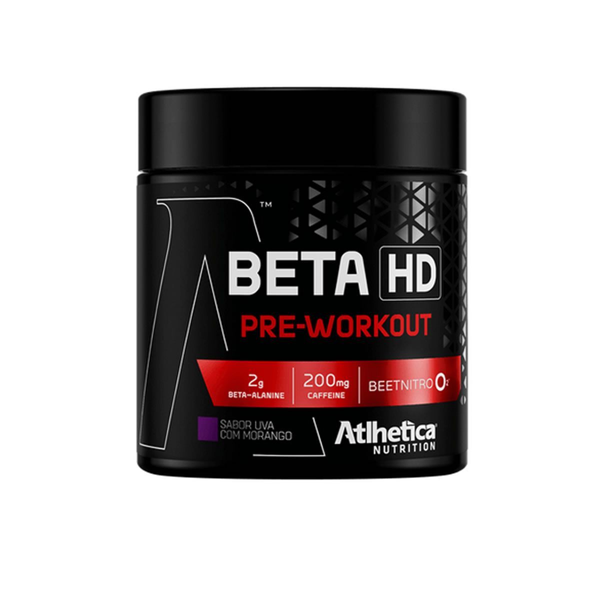 Beta HD PreWorkout -240g Uva Com Morango - Athetica Nutrition