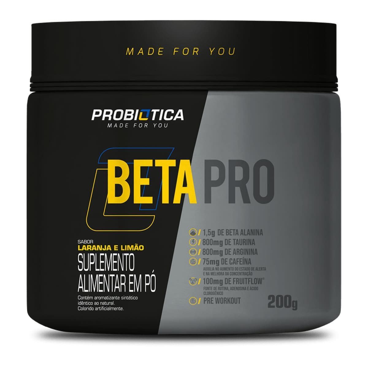 Beta Pro - 200g  Laranja e Lim�o - Probi�tica
