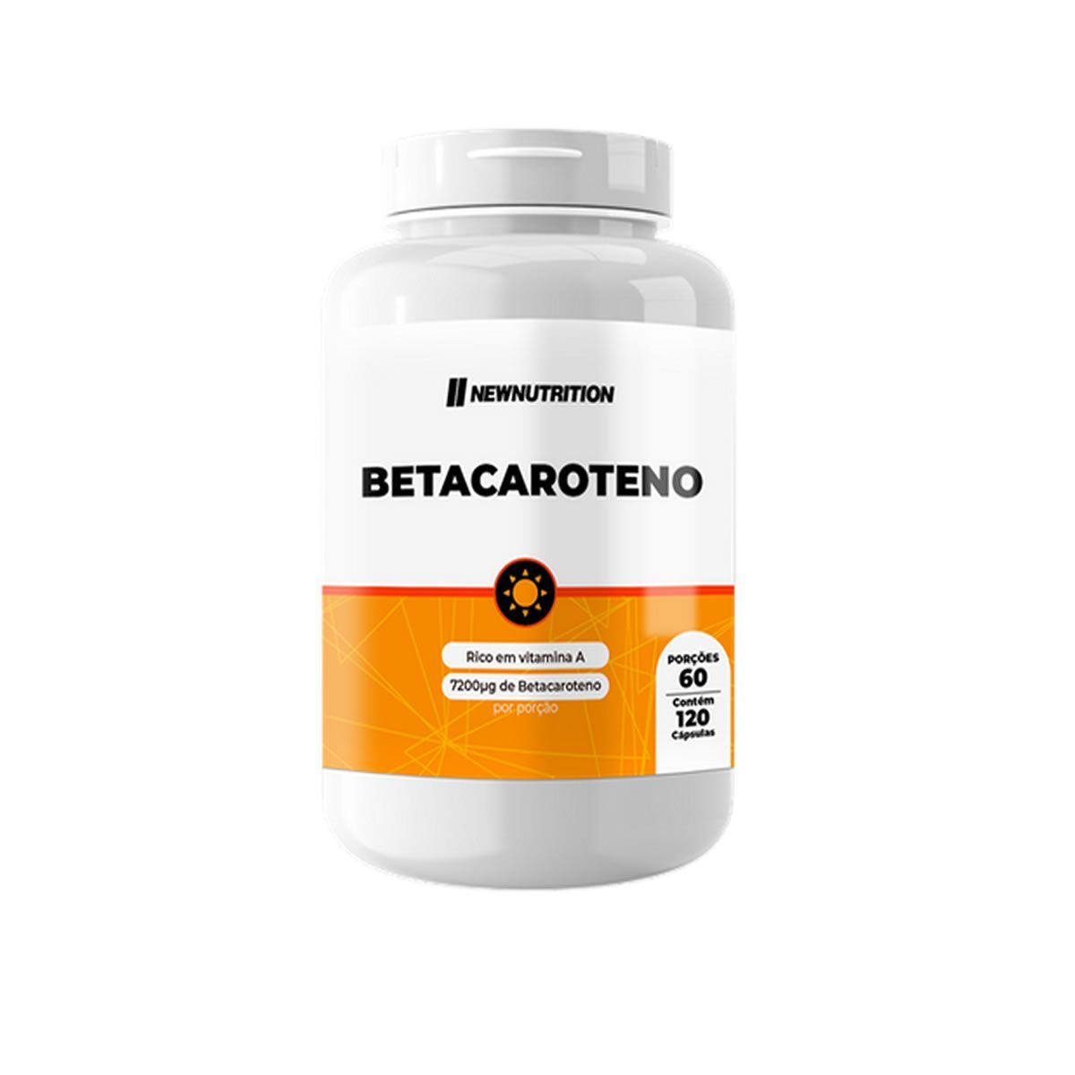 Betacaroteno- 120 Tabletes - NewNutrition