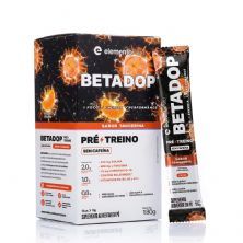 BetaDop Pr� Treino - 12 Sach�s 15g Tangerina - ElementoPuro