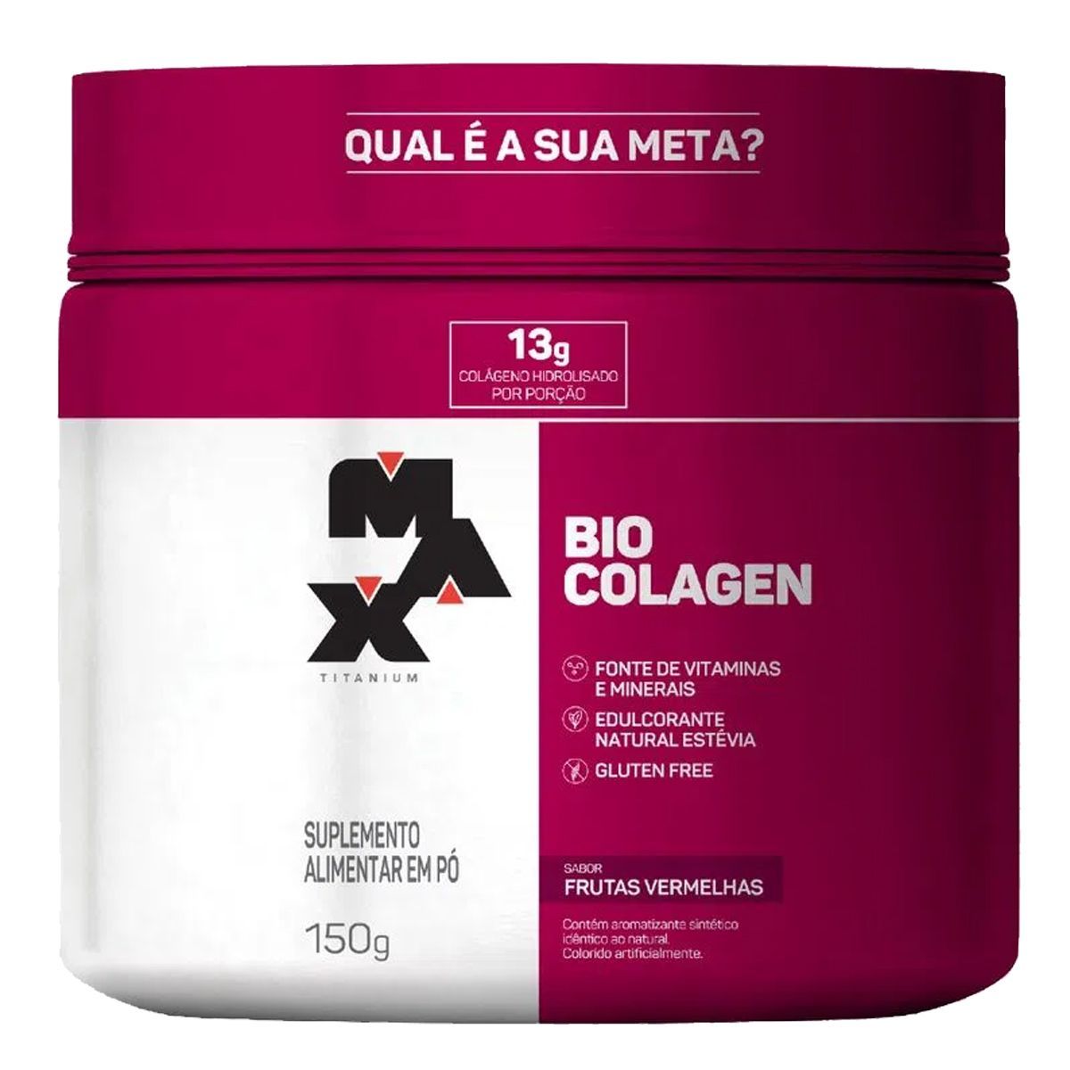 Bio Colagen - 150g Frutas Vermelhas - Max Titanium