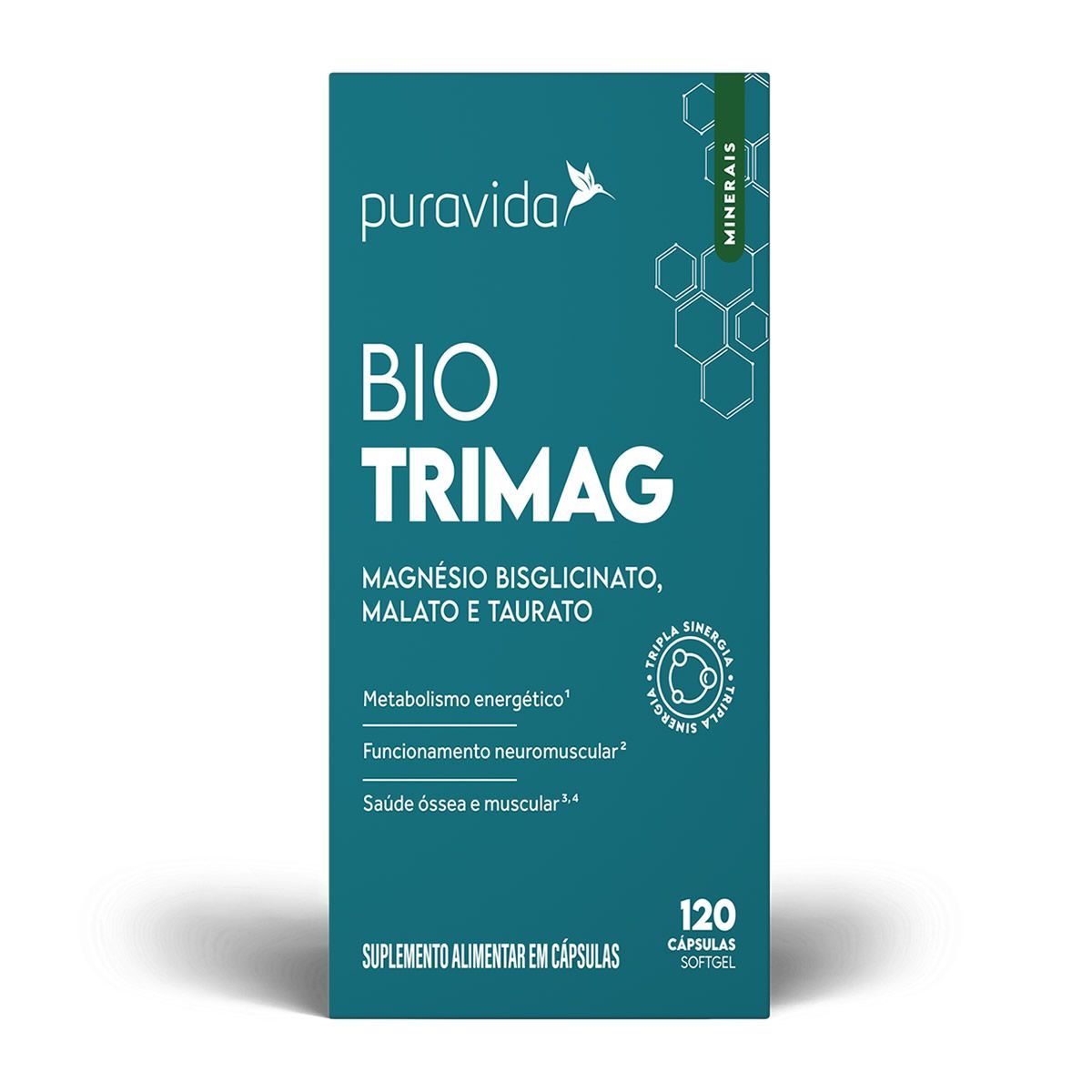 Bio Trimag - 120 C�psulas Softgel - Puravida