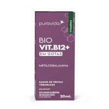 Bio Vit B12+ Nova Composi��o - 20ml Frutas Vermelhas - Puravida