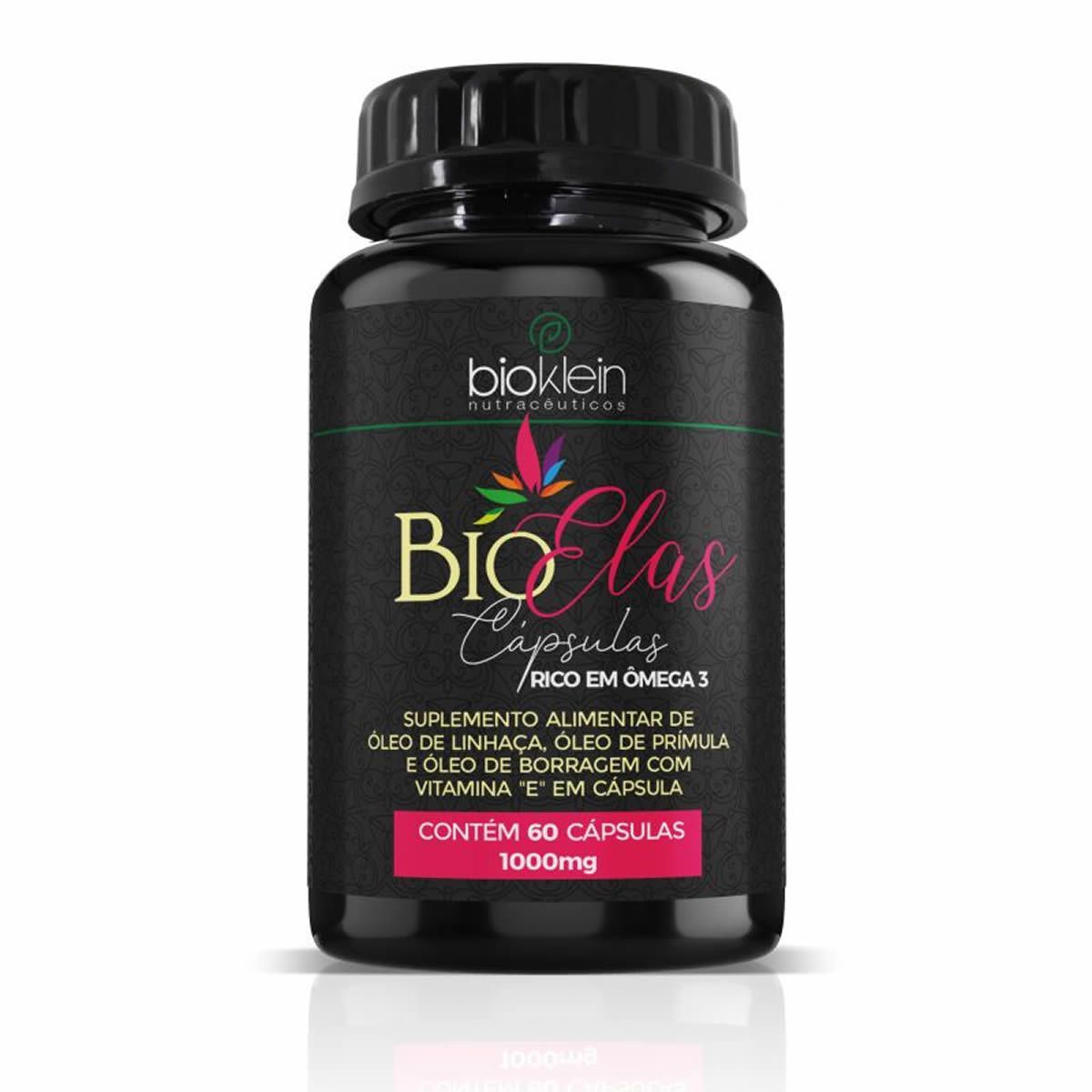 BioElas �leo de Borragem e Pr�mula - 60 C�psulas - Bioklein