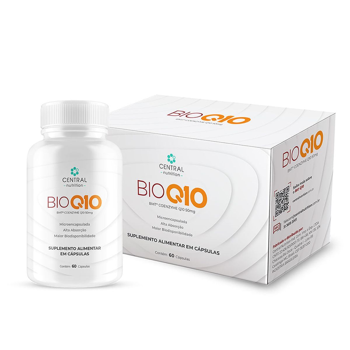 BioQ10 50mg - 60 C�psulas - Central Nutrition