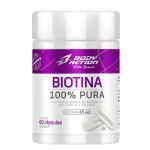 Biotina 100% Pura - 60 C�psulas - Body Action