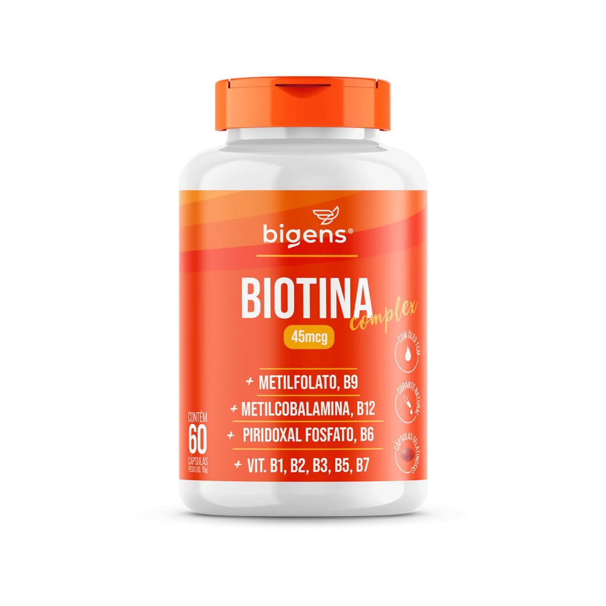 Biotina Complex - 60 C�psulas - Bigens