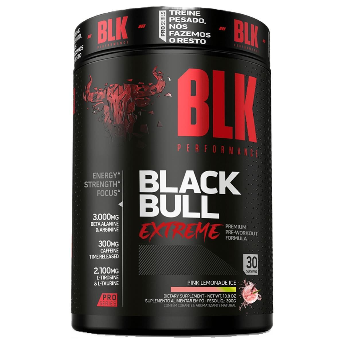 Black Bull Extreme - 390g Pink Lemonade Ice - BLK Performance