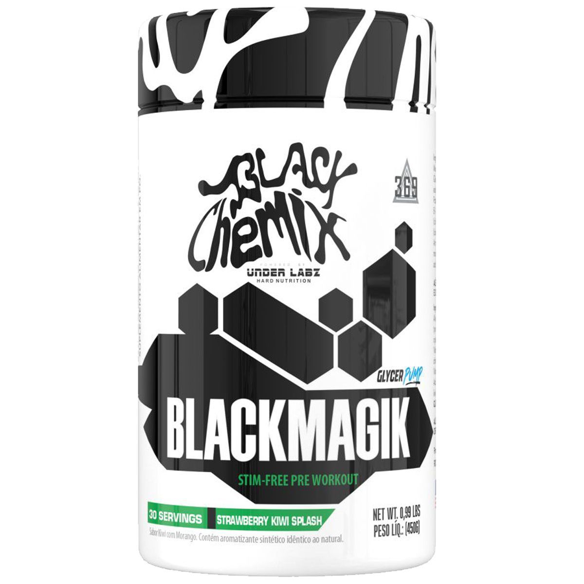 Black Magik - 450g  Strawberry Kiwi Splash - Under Labz