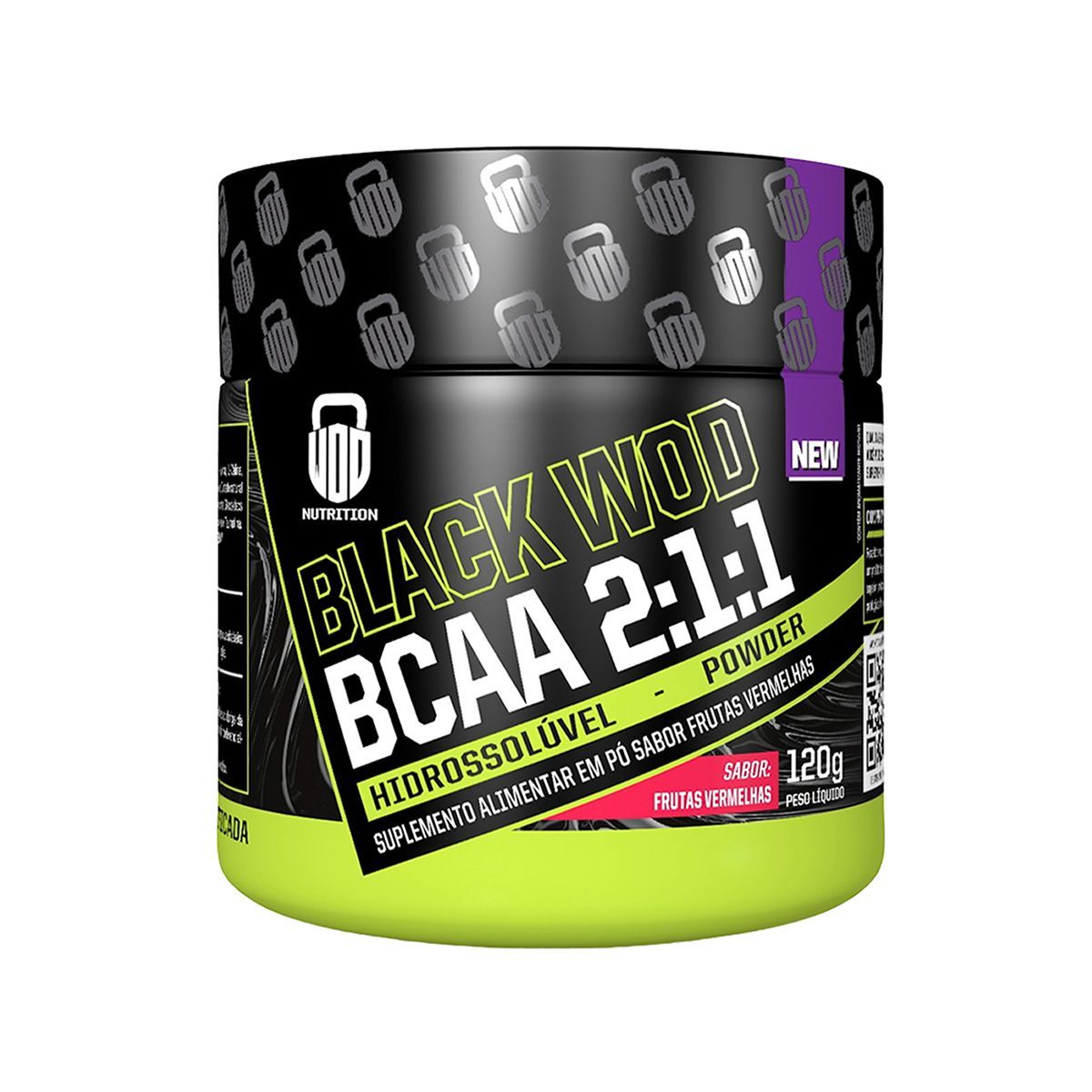 Black Wod BCAA - 120g Frutas Vermelhas - Wod Nutrition