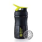 Coqueteleira Sportmixer 20oz - 590 ml Preto/Verde - Blender Bottle