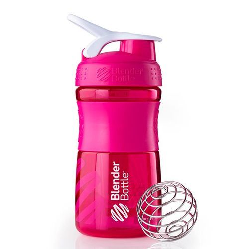 Coqueteleira Sportmixer 20oz - 590 ml Rosa/Branco - Blender Bottle