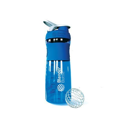 Coqueteleira Sportmixer 20oz - 830 ml Azul Aqua / Branco - Blender Bottle