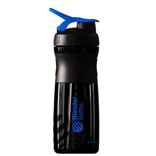 Coqueteleira Sportmixer 28oz - 830 ml Preto/Azul - Blender Bottle
