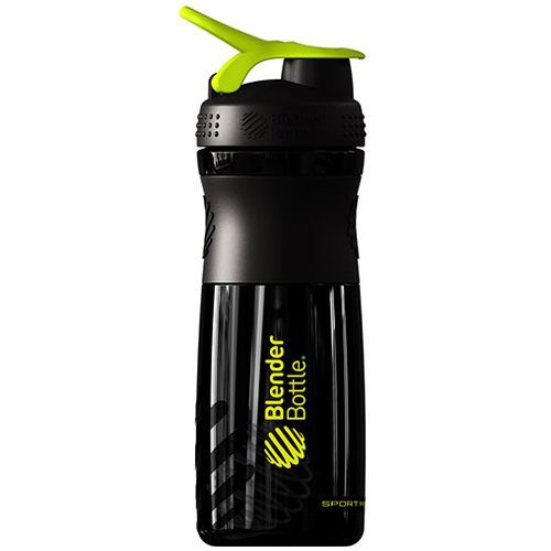 Coqueteleira Sportmixer 28oz - 830 ml Preto/Verde - Blender Bottle