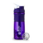 Coqueteleira Sportmixer 28oz - 830 ml Roxo/Branco - Blender Bottle