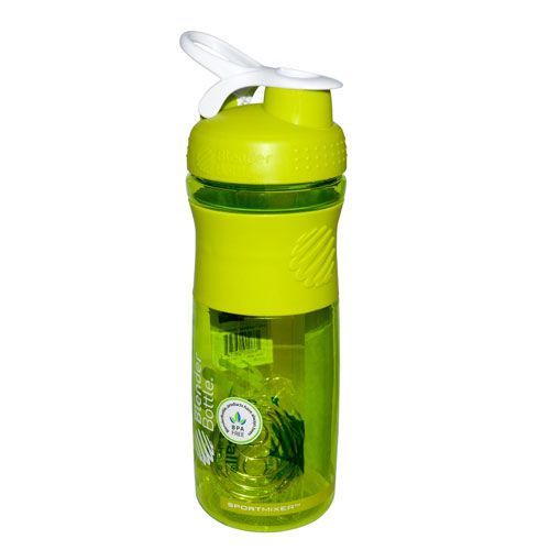 Coqueteleira Sportmixer 28oz - 830 ml Verde/Branco - Blender Bottle
