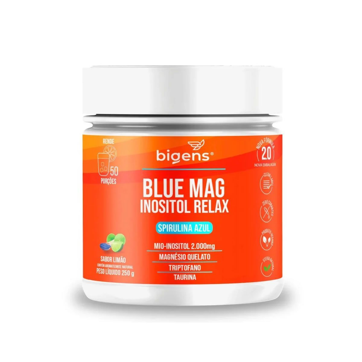 Blue Mag Inositol Relax - 250g Lim�o - Bigens