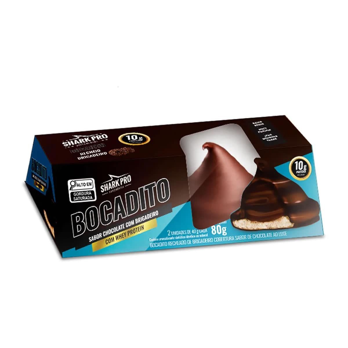 Bocadito - 2 Unidades 40g Chocolate Com Brigadeiro - Shark Pro