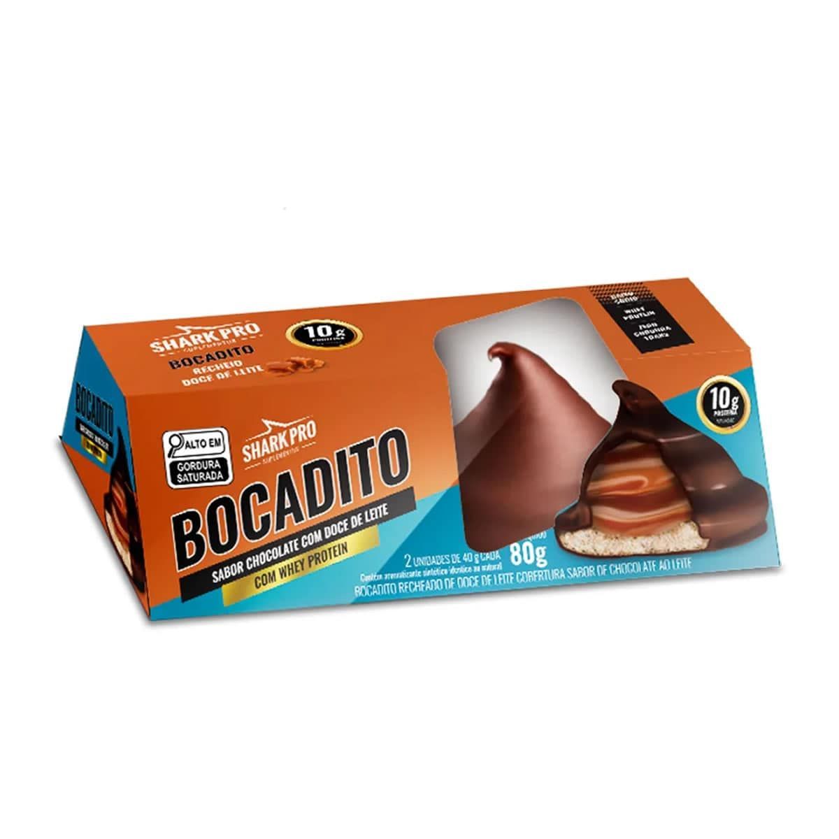 Bocadito - 2 Unidades 40g Doce de Leite - Shark Pro*** Data Venc. 26/10/2024