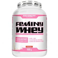 Body Feminy Whey Col�geno - 900g Morango - Body Nutry