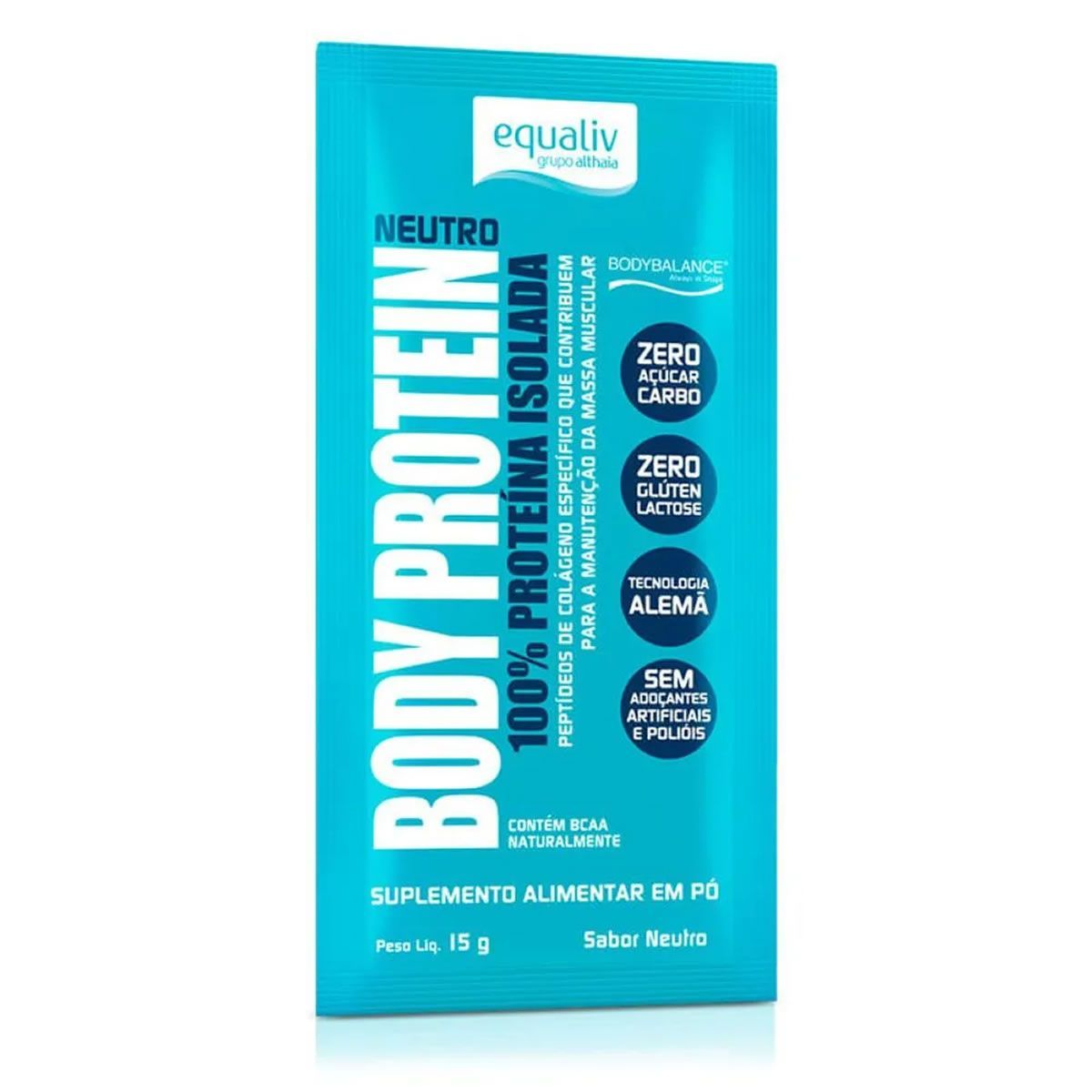 Body Protein - 1 Sach� 15g Neutro - Equaliv