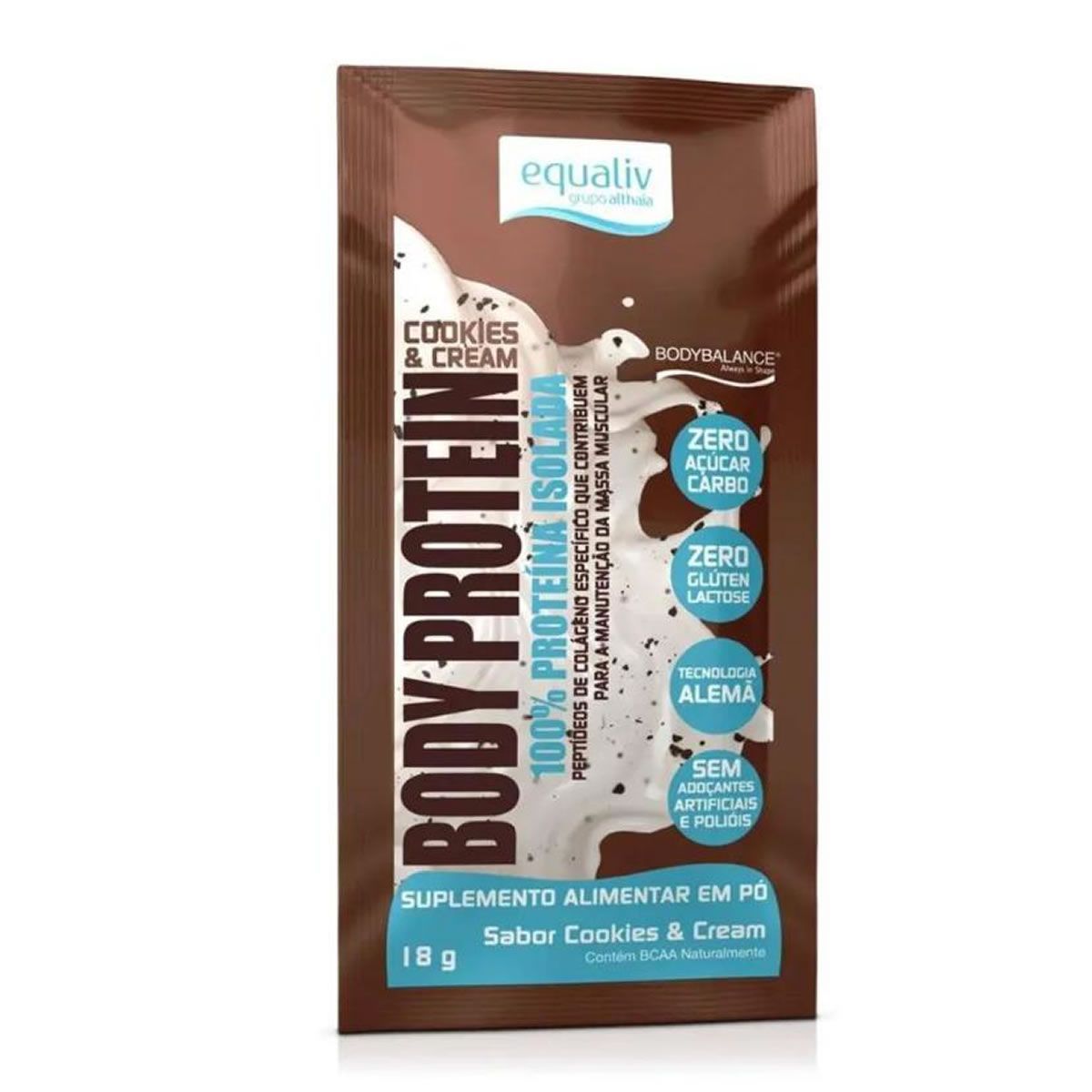 Body Protein - 1 Sach� 18g Cookies and Cream - Equaliv