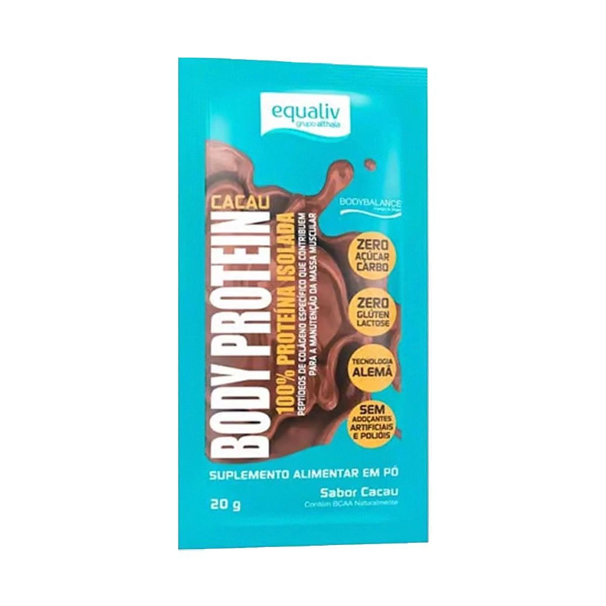 Body Protein - 1 Sach� 20g Cacau - Equaliv
