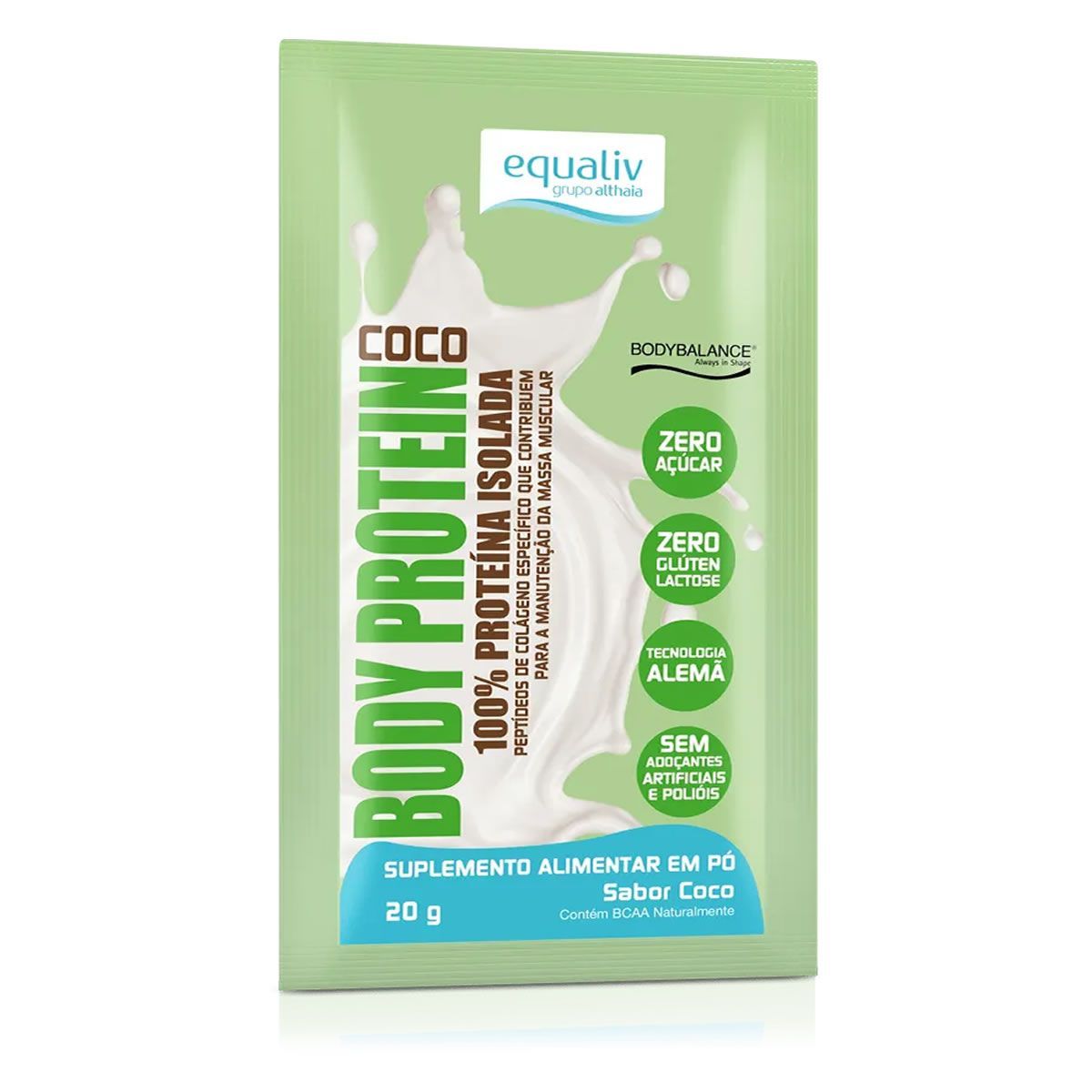 Body Protein - 1 Sach� 20g Coco - Equaliv