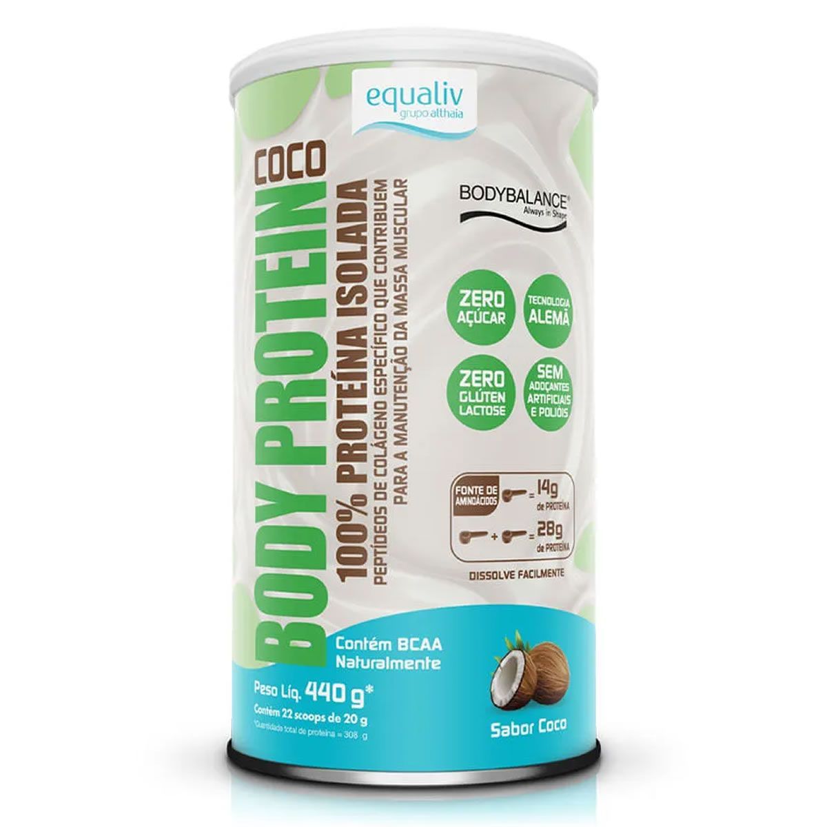 Body Protein - 440g Coco - Equaliv