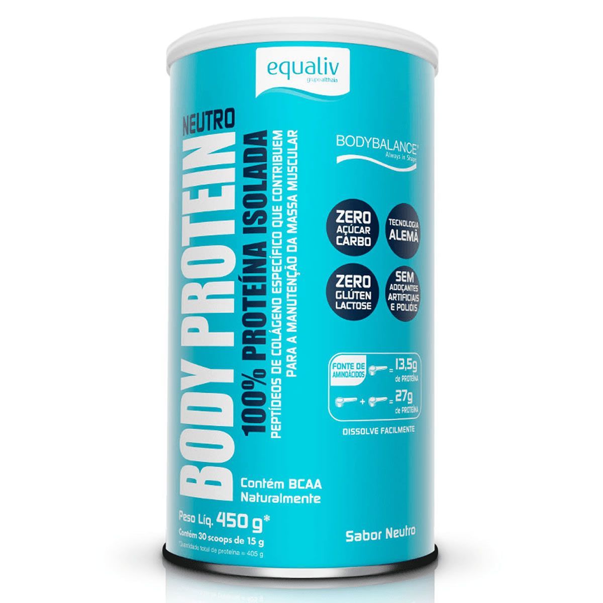 Body Protein - 450g Neutro - Equaliv