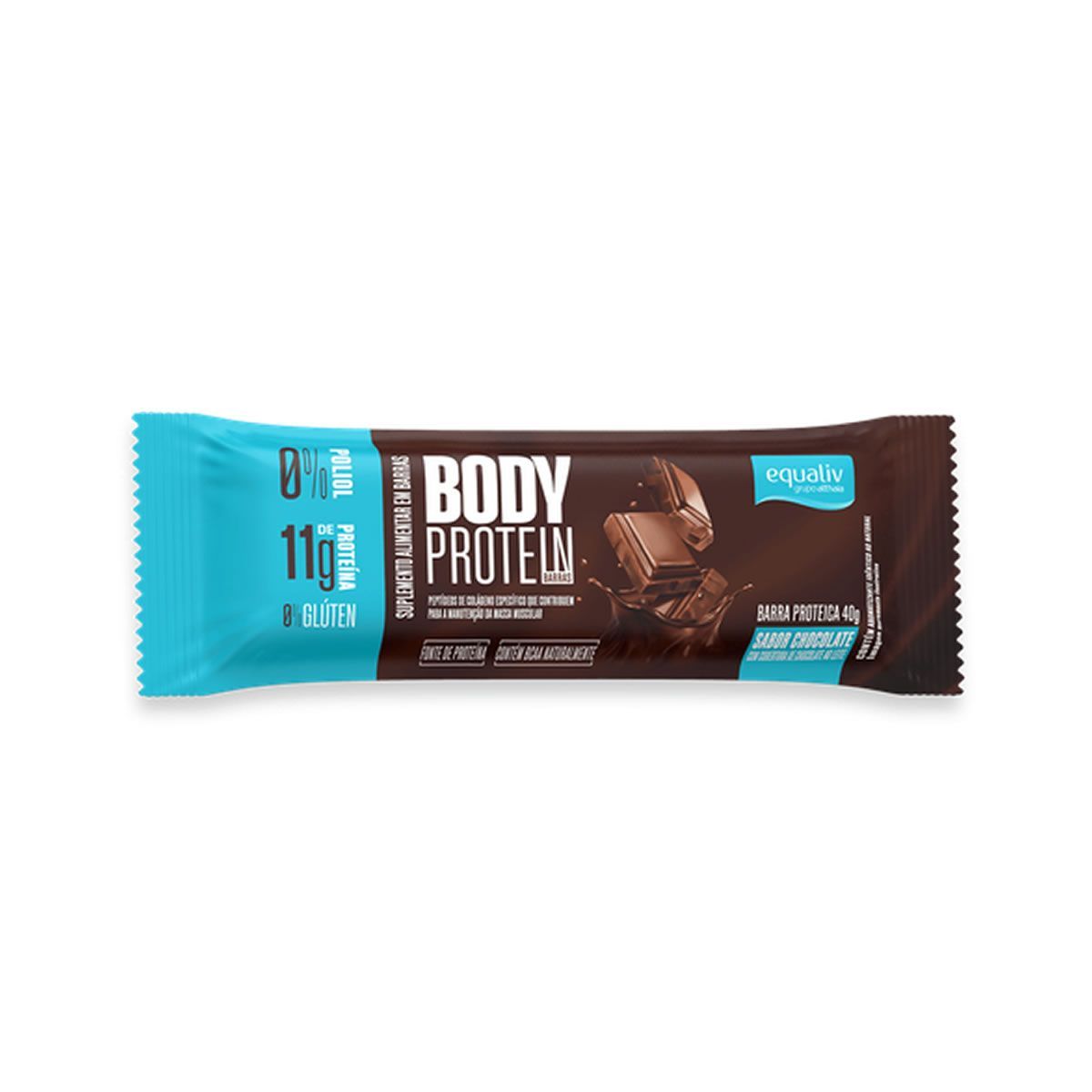 Body Protein Barra - 40g Chocolate - Equaliv