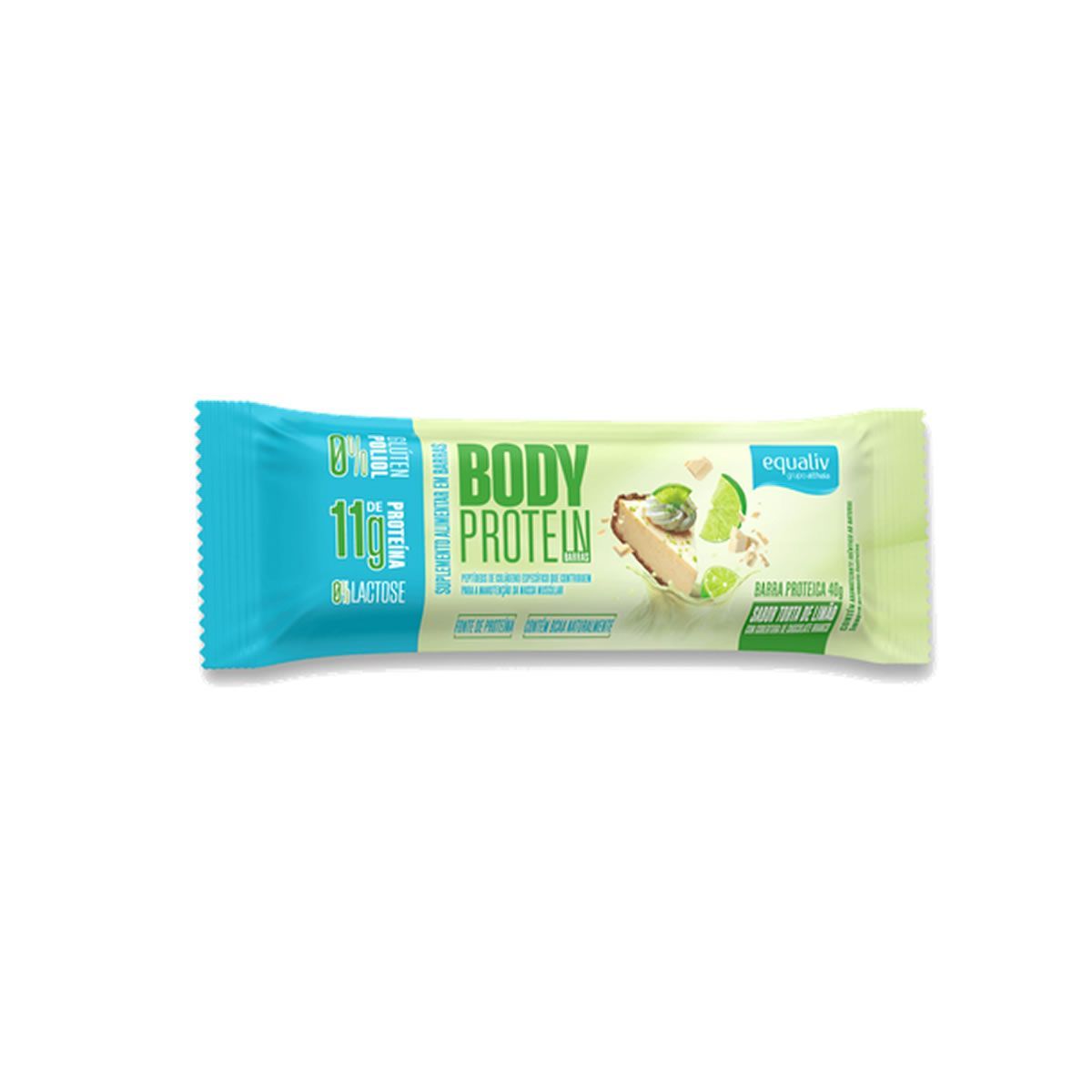 Body Protein Barra - 40g Torta de Lim�o - Equaliv