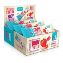 Body Protein Barra - 9 Unidades 40g Morango - Equaliv